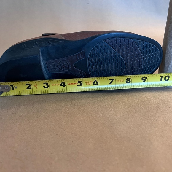 Ariat Brown Leather Slip On Beaded Strap Low heel Clogs Women’s US 7.5 B - Picture 9 of 9